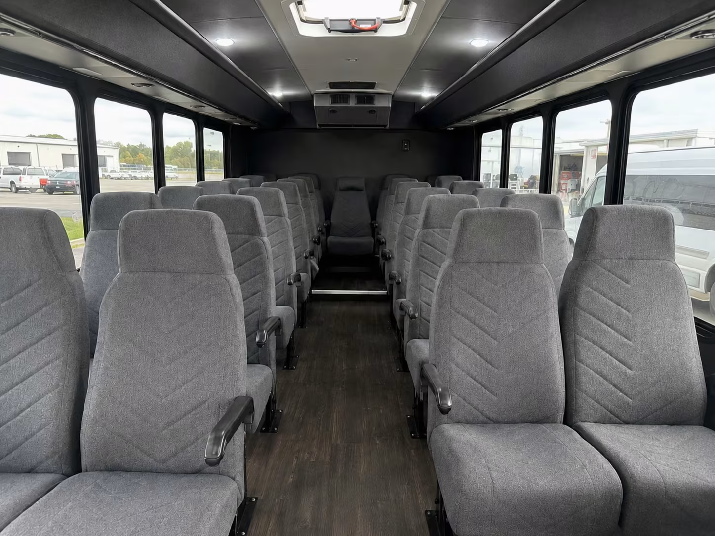 15 passenger minibus interior