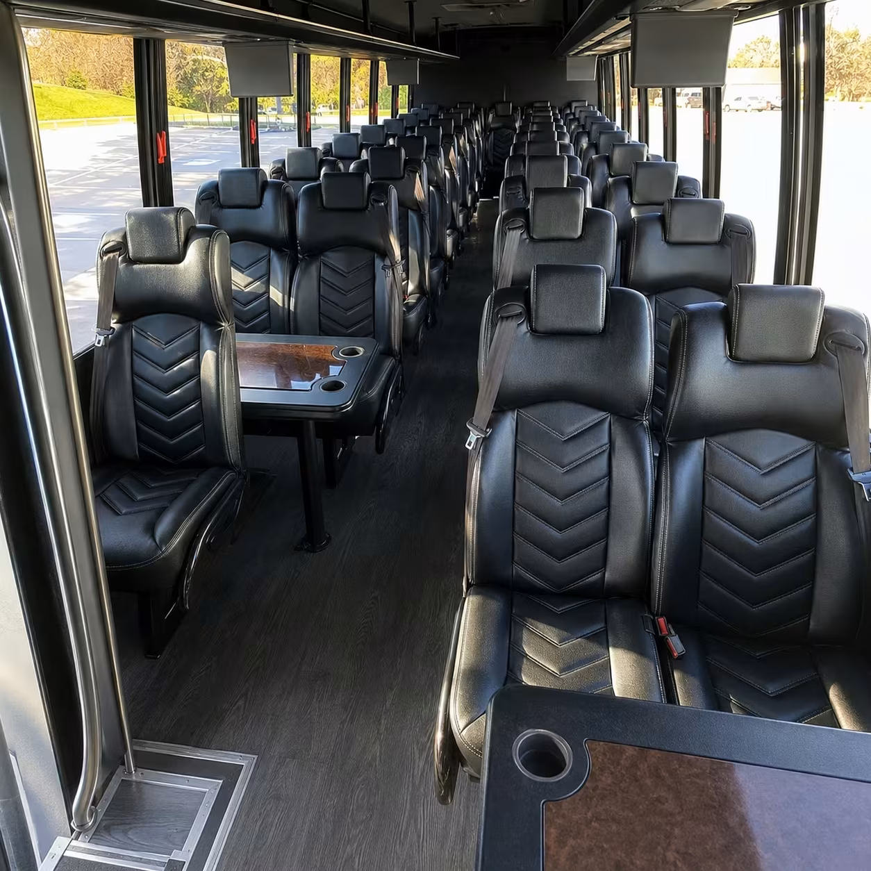 25 passenger minibus interior