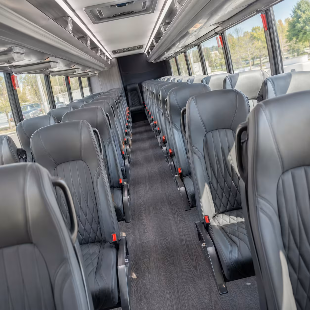 28 passenger minibus interior