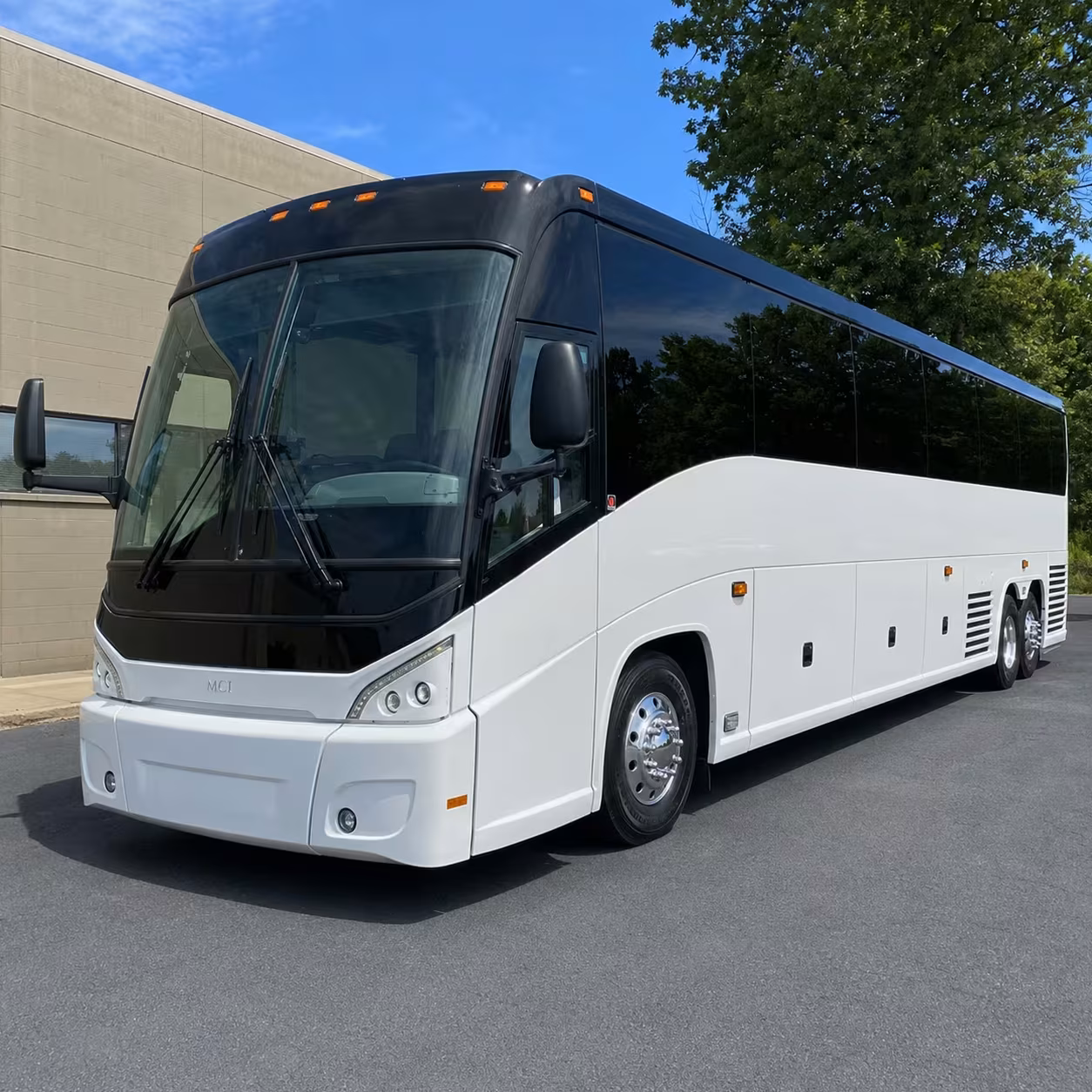 billings charter bus rental exterior