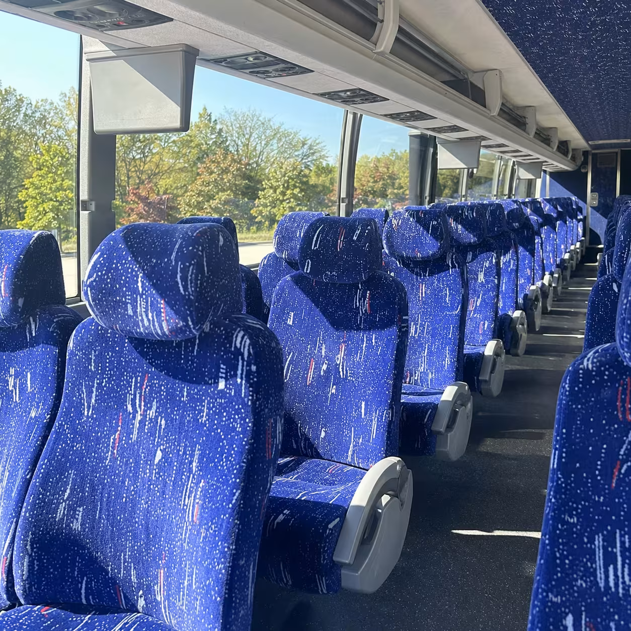 billings charter bus rental inside