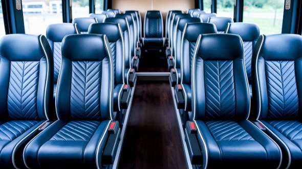 billings 20 passenger minibus inside