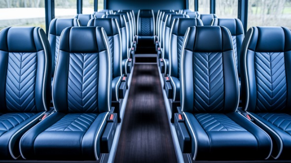 billings 25 passenger minibus inside