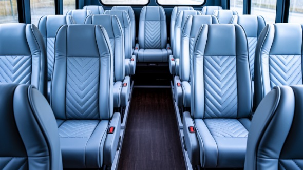 billings 30 passenger minibus inside