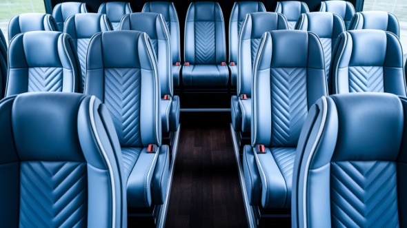 billings 35 passenger minibus inside