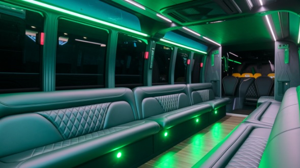 sprinter limo rental interior billings